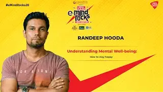 How Youngsters Should Deal With Stress And Depression: Randeep Hooda Exclusive | eMindRocks 2020