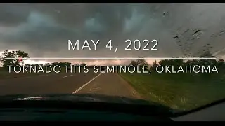 Seminole, Ok tornado. Massive circulation and power flashes