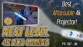 Gaming on a 4K HDR Projector for less than $1000! - Viewsonic PX747 Review