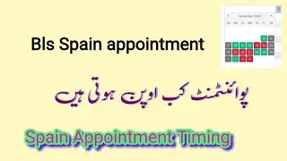Bls Spain Appointments Open Timing Idea | Spain Embassy Appointment Available