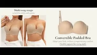 zossav Wireless Strapless Bra #fashion #outfit #bras  #zossav #zossav bra #amazonfinds #amazon