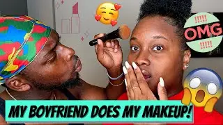 BOYFRIEND DOES MY MAKEUP!!! | Jay & Ash Tv