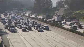 Car crash reported on I-5 near location of earlier semi-truck fire