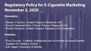 Regulatory Policy for E-Cigarette Marketing