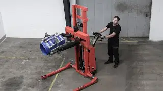 Kantelen met de Vatenkantelaar Multi Drum Turner | Ergonomische Tilhulpmiddel van ERKON