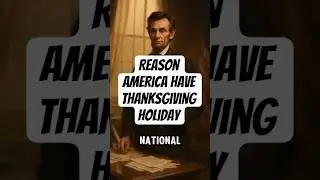 Most people doesn't know how America have THANKSGIVING holiday. #history #history #facts