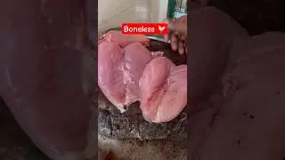 Easy Breast Boneless Chicken cutting 😳😃 #shorts