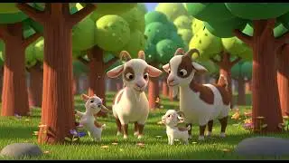 Baby Goat Morning Song 🌞🐐 | Wake Up Dance