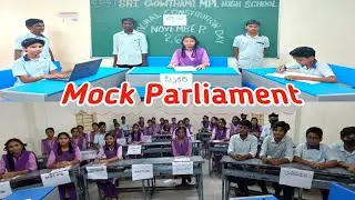 Mock Parliament  |  Constitution Day Celebrations  |  Mock Parliament in Sri Gowthami Mpl. H.S.