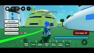 Jogando teste de habilidades dos Sayajins no Roblox! (parte 7)