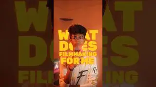 What does FILMMAKING for me...📽️🎬 #passion #filmmaking #traveling #shorts
