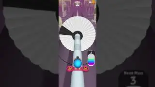🌍 Paint Pop 3D Game *1 #shorts