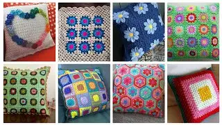 Beautiful and stylish crochet cushion designs #unique new pillows covers ideas