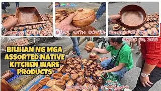 BILIHAN NG MGA ASSORTED NATIVE WOODEN KITCHEN WARE PRODUCTS SA QUIAPO MANILA.