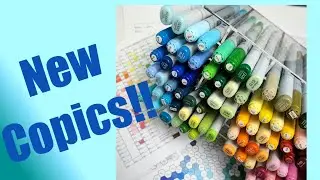 Copic Swatching and Storage