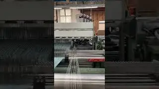 Weaving of cloth at the mill where we have our Shetland blankets manufactured in Lancashire.