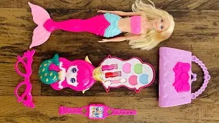 ASMR Safisfying Video with Unboxing Beautiful Mermaid Barbie Doll | Barbie Family Fashion Playset