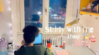 1 Hour Study With Me in Milan | باهم درس بخونیم