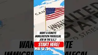 Want a Remote Immigration Paralegal Job? Start Here! #paralegal #immigrationlaw #immigration