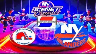 January 6 1990 Nordiques at Islanders - ICENET Classics Remastered