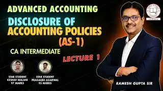 L-1 AS-1 II ADVANCED ACCOUNTING II  BY RAMESH GUPTA SIR #intermediate