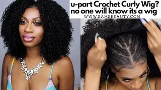 UNDETECTABLE Crochet Upart Wig - ft. Sensationnel Lulatress Kinky 4B Coily 3C hair, samsbeauty.com