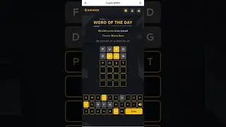 Binance Word of the Day Answer Today 25 Jul 25 | 4 Letter Binance Word of the Day Answer #cryptowodl