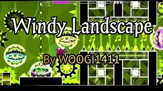 Windy Landscape by WOOGI1411 100% | Geometry Dash 2.11