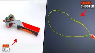 How To Make String Shooter At Home // Homemade Diy Amazing Gadget // #amazing #gadgets