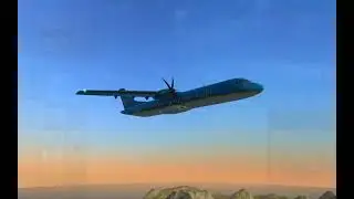 Bluejet Lines Flight 2132 - Crash animation 
