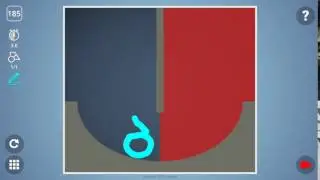 Check out how I solved level 185 in Brain It On! #BrainItOn