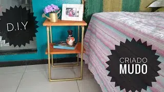FAÇA VOCÊ MESMO: MESA DE CABECEIRA - USANDO CANO PVC