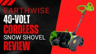 Обзор беспроводной электрической лопаты для уборки снега Earthwise на 40 В