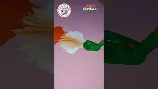 Happy republic day #happyrepublicday #brushstrokes #acrylic #indianflag #shorts  #ytshorts