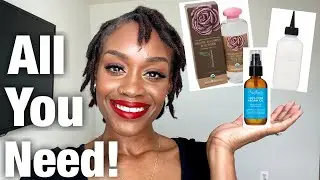 All Products I Use On My Locs! (The Best Products For Starter Locs)