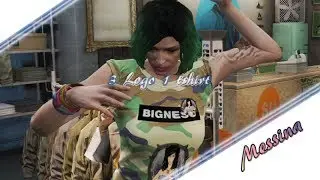 GTA 5 ONLINE | 3 lOGO DE CREW 1 TSHIRT (IMPORT EXPORT)