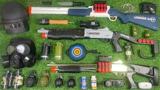 Unboxing special forces toy gun set, XM1014, SPAS-12, S686 shotgun