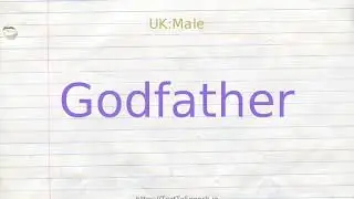 How to pronounce godfather