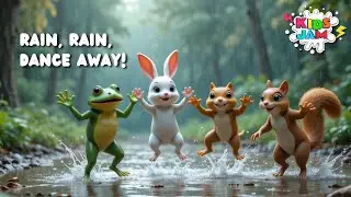 Rain, Rain, Dance Away! 🌈 | Fun Nursery Rhyme for Kids | Sing Along Song