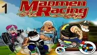 Madmen Racing - Part1 - best gameplay -- Super Heroes Games 4 Kids