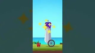 Numberblocks Learn to Count 6 & 1 in Beach Magic Run World New Season | Numberblocks Magic Adventure