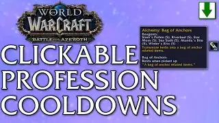 How To Add Any Profession Cooldown To Your Action Bar In WoW