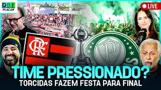 FESTA DA TORCIDA: PALMEIRAS E FLAMENGO CHEGAM EM LIMA PARA FINAL DA LIBERTADORES | Debate Placar