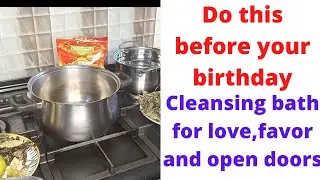 Powerful cleansing bath for favor,love and attraction