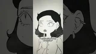 High waisted jeans up to our necks was the standard #art #short #shorts #drawing #animatic