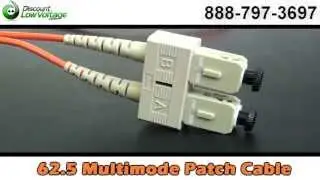 62.5 Multimode 2 strand fiber optic patch cable