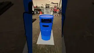 DRUM TABLE AND CHAIRS