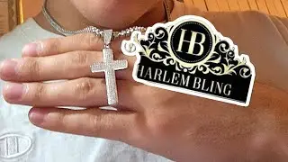 Cubic Zicrona Cross PASSES the Diamond Tester? | Harlembling Pendant Review