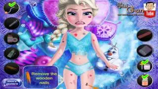 Injured Elsa Frozen   Frozen Elsa Baby Girl Game   Baby Games To Play