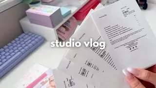 pack orders with me 📦 small business vlog